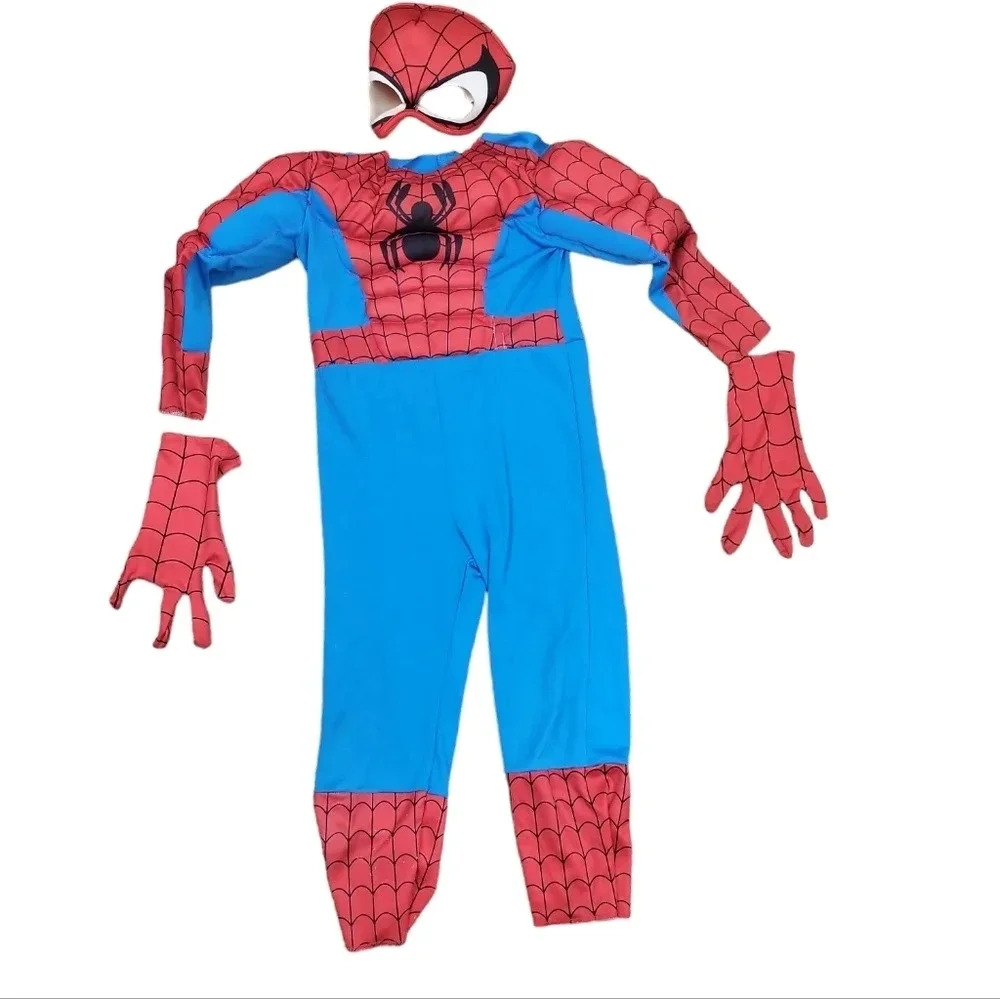 Spider Man Kids Costume Classic Webbed Hero